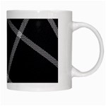 Stripes, Zigzag, Surface, Pattern, White Mug Right