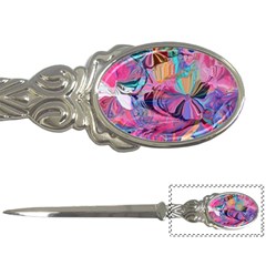 Marbling Blend  Letter Opener by kaleidomarblingart