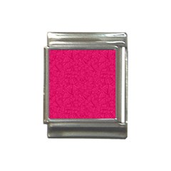 Pink Abstract Crimson Triangle Italian Charm (13mm) by Posterlux