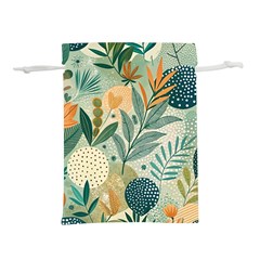 Leaves Pattern Flora Nature Lightweight Drawstring Pouch (s) by Posterlux