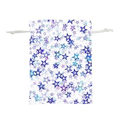 Christmas Stars Background Lightweight Drawstring Pouch (l) by Posterlux