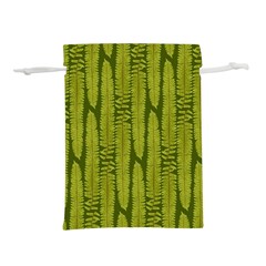 Fern Texture Nature Leaves Lightweight Drawstring Pouch (l) by Posterlux