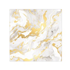 Marble Pattern Square Satin Scarf (30  X 30 ) by Posterlux