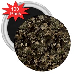 Camouflage Army Survival Uniform 3  Magnets (100 Pack) by Posterlux