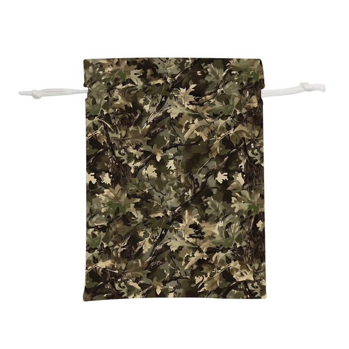 Camouflage Army Survival Uniform Lightweight Drawstring Pouch (L)