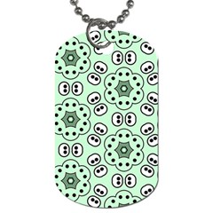 Texture Dots Pattern Dog Tag (two Sides) by anzea