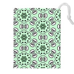 Texture Dots Pattern Drawstring Pouch (4xl) by anzea