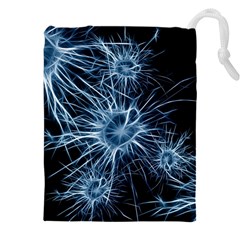 Neurons Brain Cells Structure Drawstring Pouch (4xl) by anzea