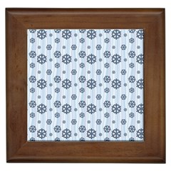 Snowflakes Winter Christmas Framed Tile by anzea