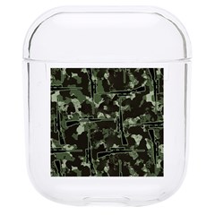 Hunting Motif Camouflage Pattern Print Bk Hard Pc Airpods 1/2 Case by dflcprintsclothing