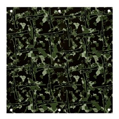 Hunting Motif Camouflage Pattern Print Bk Banner And Sign 4  X 4  by dflcprintsclothing