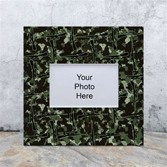 Hunting Motif Camouflage Pattern Print Bk White Box Photo Frame 4  X 6  by dflcprintsclothing