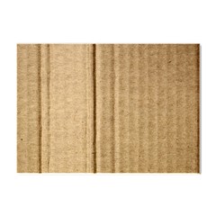 Brown Cardboard Texture Macro, Cardboard, Cardboard Crystal Sticker (a4) by kyorashop23