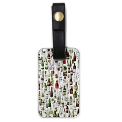 Bottle Chic Print Patterns Luggage Tag (one Side) by BellaVistaTshirt02