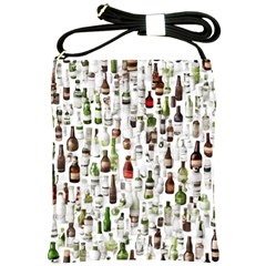 Bottle Chic Print Patterns Shoulder Sling Bag by BellaVistaTshirt02