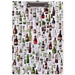 Bottle Chic Print Patterns A4 Acrylic Clipboard by BellaVistaTshirt02