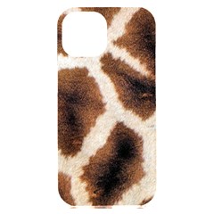 Giraffe Skin Texture Iphone 15 Plus Black Uv Print Pc Hardshell Case by kyorashop23