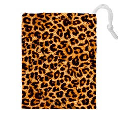 Giraffe Texture, Close-up, Giraffe Skin Texture Drawstring Pouch (5xl) by kyorashop23