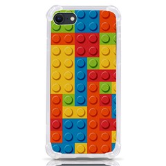 Lego Bricks, Colorful Dots Background Iphone Se by kyorashop23