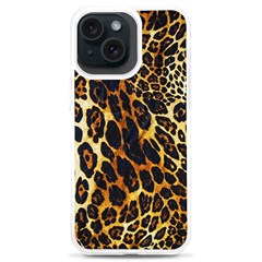 Leopard Skin Texture, Macro, Brown Iphone 15 Plus Tpu Uv Print Case by kyorashop23