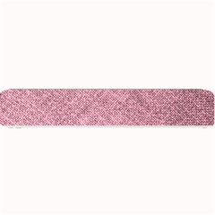 Pink Fabric Texture, Knitted Pink Texture, Small Bar Mat by kyorashop23