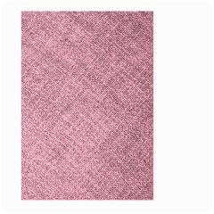 Pink Fabric Texture, Knitted Pink Texture, Large Garden Flag (two Sides) by kyorashop23