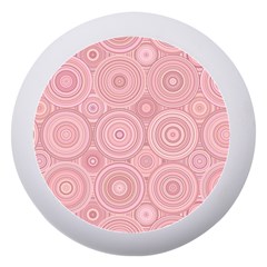 Pink Retro Texture With Circles, Retro Circles Background, Dento Box With Mirror by kyorashop23