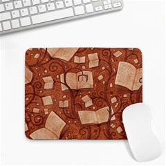 Retro Education Texture, Creative Education Background Small Mousepad by kyorashop23