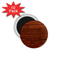 Seamless Wooden Planks Brown Wooden Background 1 75  Magnets (10 Pack)  by kyorashop23