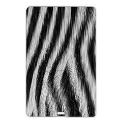 Zebra Texture, Zebra Wool, White Black Background Name Card Style Usb Flash Drive by kyorashop23