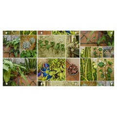 Garden Sanctuary Photo Collage Print Banner And Sign 8  X 4  by dflcprintsclothing