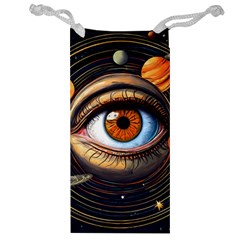 Eye Of The Universe (ai) Jewelry Bag by dflcprintsclothing