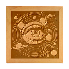 Eye Of The Universe (ai) Wood Photo Frame Cube by dflcprintsclothing