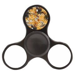 Leaf Yellow Point Flower White Finger Spinner by Grandong