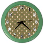 Camping Is Fun! Color Wall Clock Front