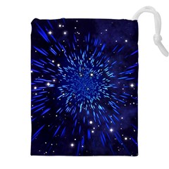 Star Universe Space Starry Sky Drawstring Pouch (4xl) by anzea