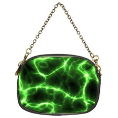 Lightning Electricity Pattern Green Chain Purse (one Side) by anzea