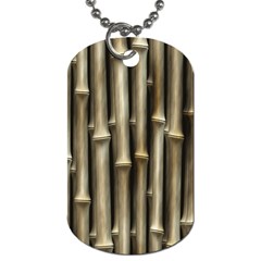 Bamboo Grass Dog Tag (one Side) by anzea