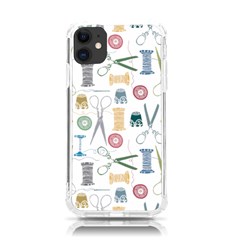 Pattern Seamless Texture Sewing Iphone 11 Tpu Uv Print Case by Salmanaz77