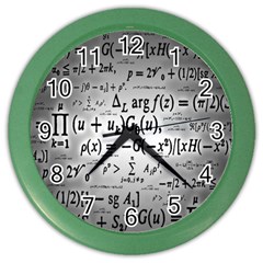 Math Formula Color Wall Clock by Bedest