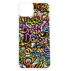 Graffiti Word Seamless Pattern Iphone 15 Tpu Uv Print Case by Bedest