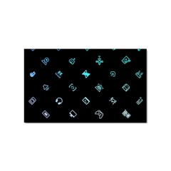 Noice, Dark, Gamer, Games, Gaming, Logo Sticker (rectangular) by kyorashop23