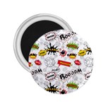 Pattern Seamless Texture Cartoon 2.25  Magnets Front