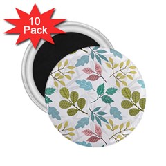 Leaf Seamless Pattern  2 25  Magnets (10 Pack)  by Safari