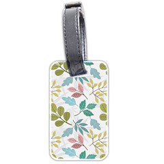 Leaf Seamless Pattern  Luggage Tag (two Sides) by Safari