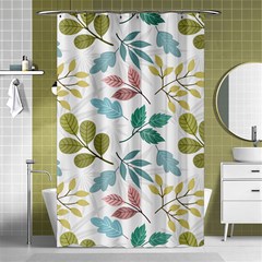 Leaf Seamless Pattern  Shower Curtain 48  X 72  (small)  by Safari