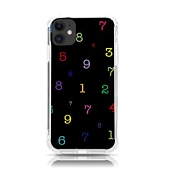 Numbers, Math, Keyboard Iphone 11 Tpu Uv Print Case by kyorashop23