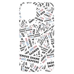 Embrace The Magic Inspirational Phrase Pattern Iphone 14 Black Uv Print Case by dflcprintsclothing