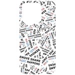 Embrace The Magic Inspirational Phrase Pattern iPhone 15 Pro Black UV Print PC Hardshell Case Front