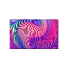 Swirl Twirl Design Pattern Purple Sticker Rectangular (100 Pack) by Salmanaz77